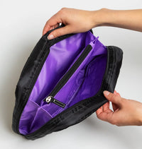 All Inclusive Toiletry Bag Medium- Black Puffer