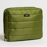 All Inclusive Puffer Toiletry Bag Medium- Green Puffer