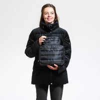 All Inclusive Toiletry Bag Medium- Black Puffer