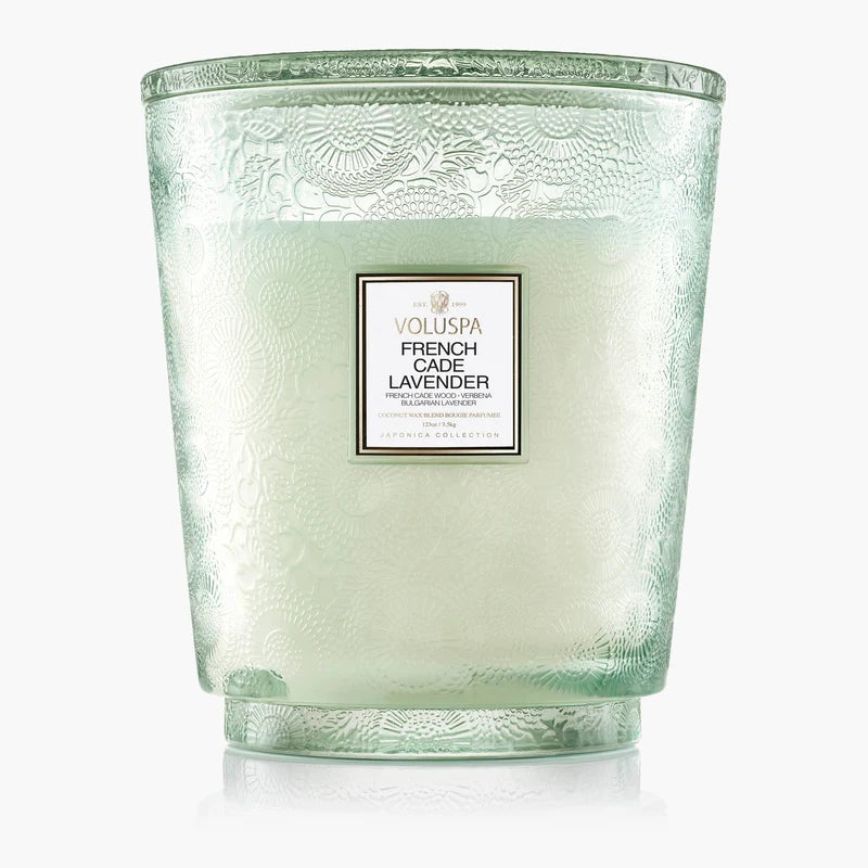 French Cade Lavender 5 Wick Hearth Candle