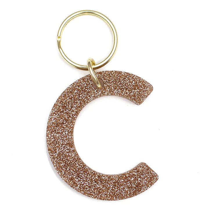 Glitter Keychain Letters