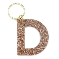 Glitter Keychain Letters