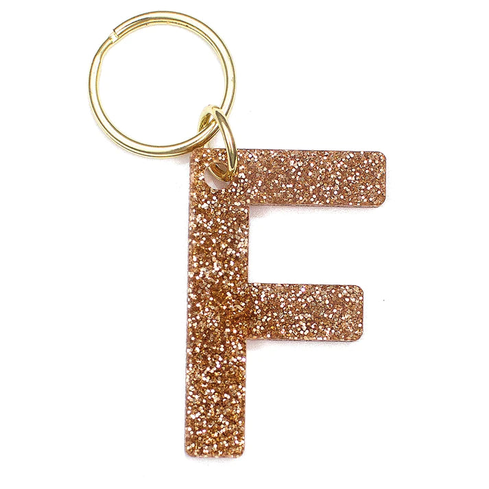 Glitter Keychain Letters