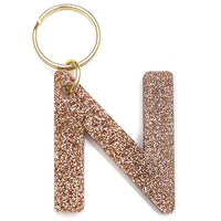 Glitter Keychain Letters