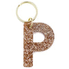 Glitter Keychain Letters