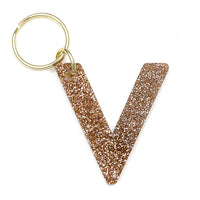 Glitter Keychain Letters