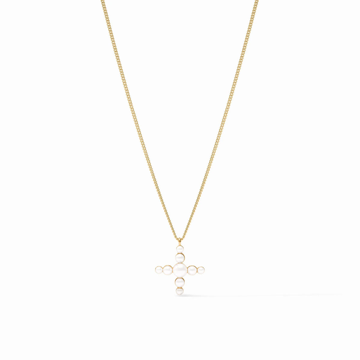 Gumdrop Cross Delicate Necklace