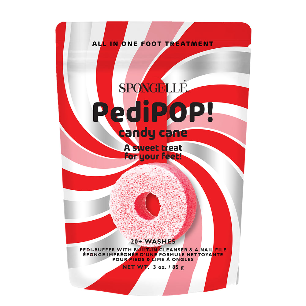 Pedi Pop Pedi Buffer & Nail File - Candy Cane