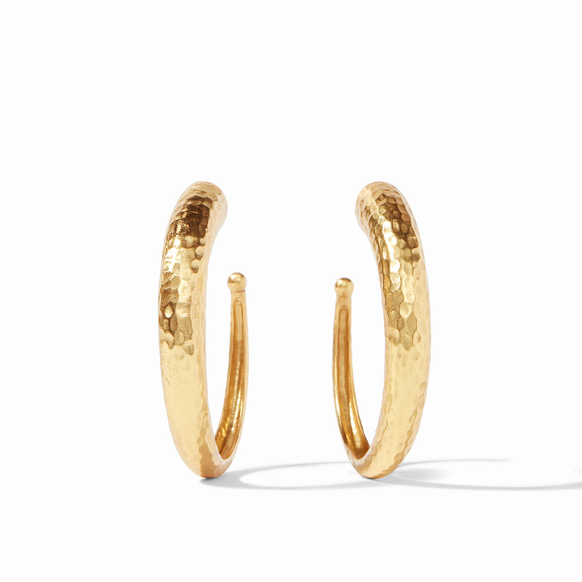 Hammered Hoop-Gold