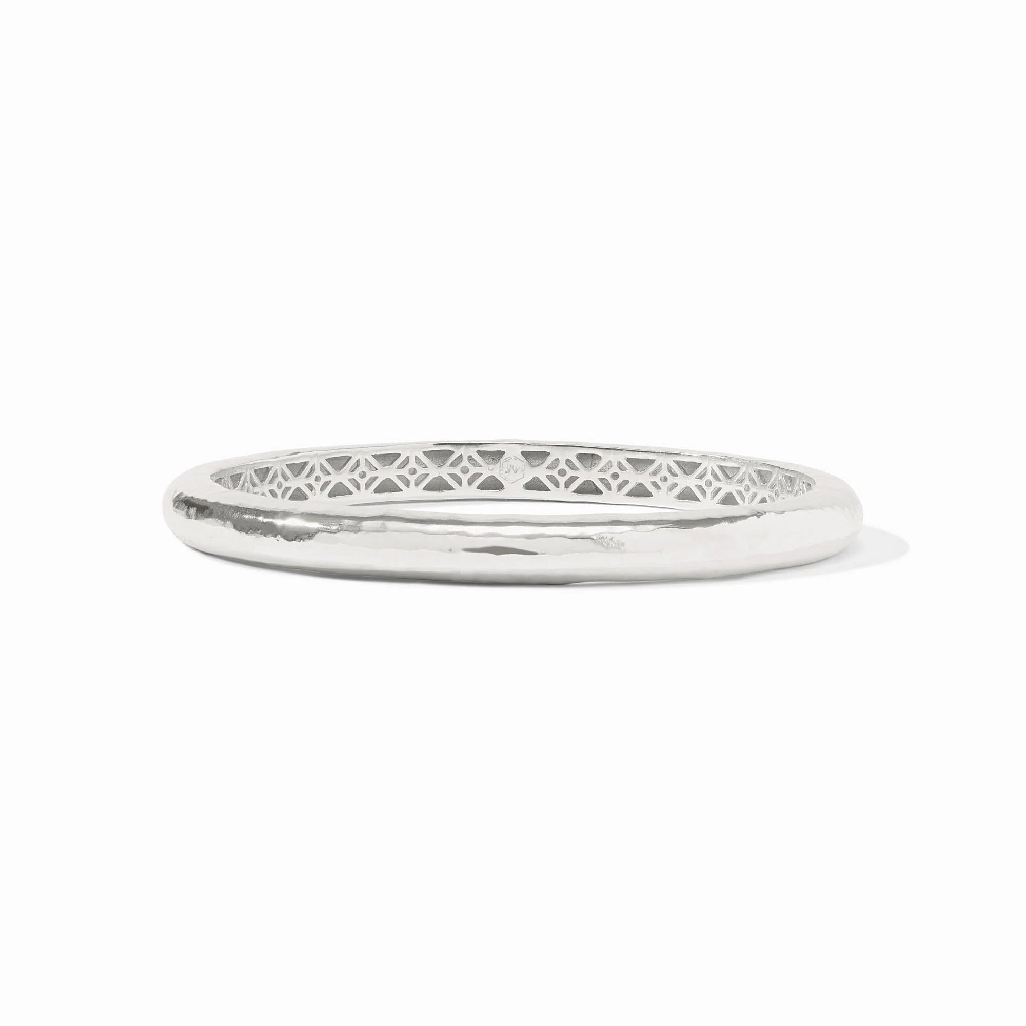 Silver Havana Bangle-Medium
