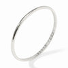 Havana Demi Bangle-Silver