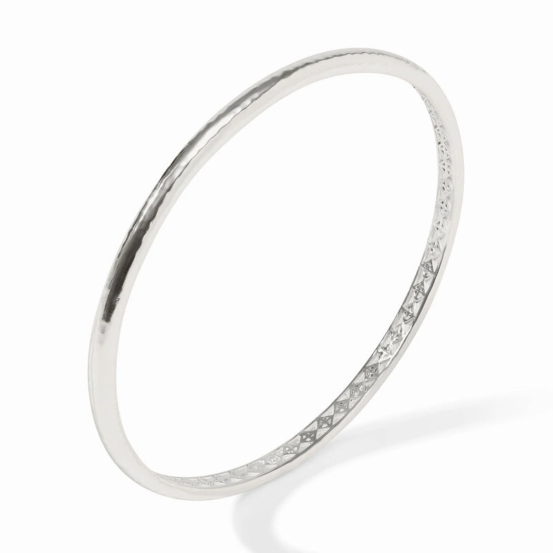 Havana Demi Bangle-Silver