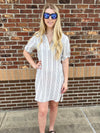 Macey Black Stripe Dress