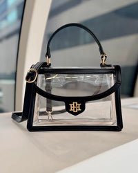 Morgan Clear Black Bag