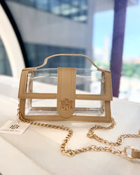 Grace Clear Nude Bag