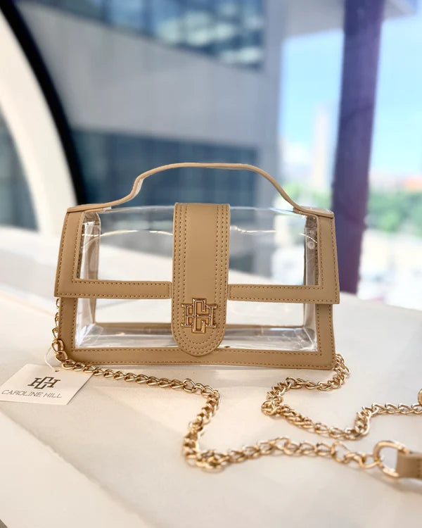 Grace Clear Nude Bag