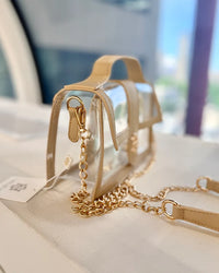 Grace Clear Nude Bag