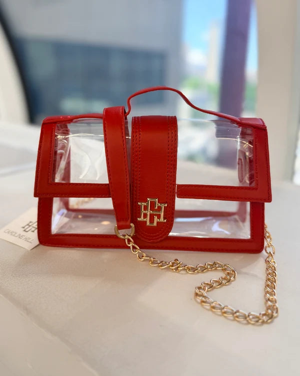 Grace Clear Red Bag