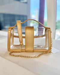 Grace Clear Gold Bag