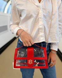 Grace Clear Red Bag