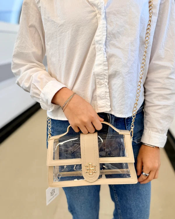 Grace Clear Nude Bag
