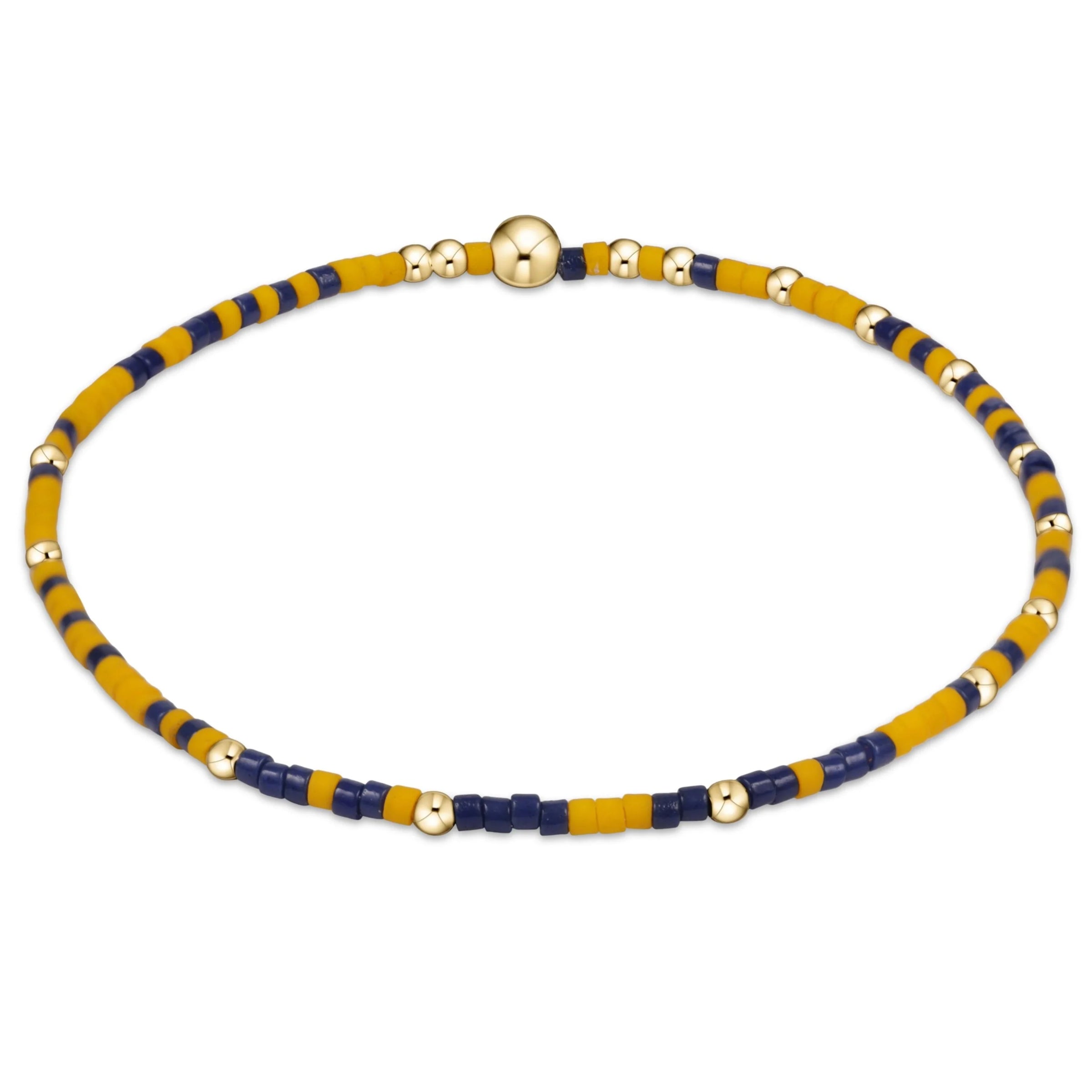 Gameday Hope Unwritten Bracelet-Golden Yellow/Navy