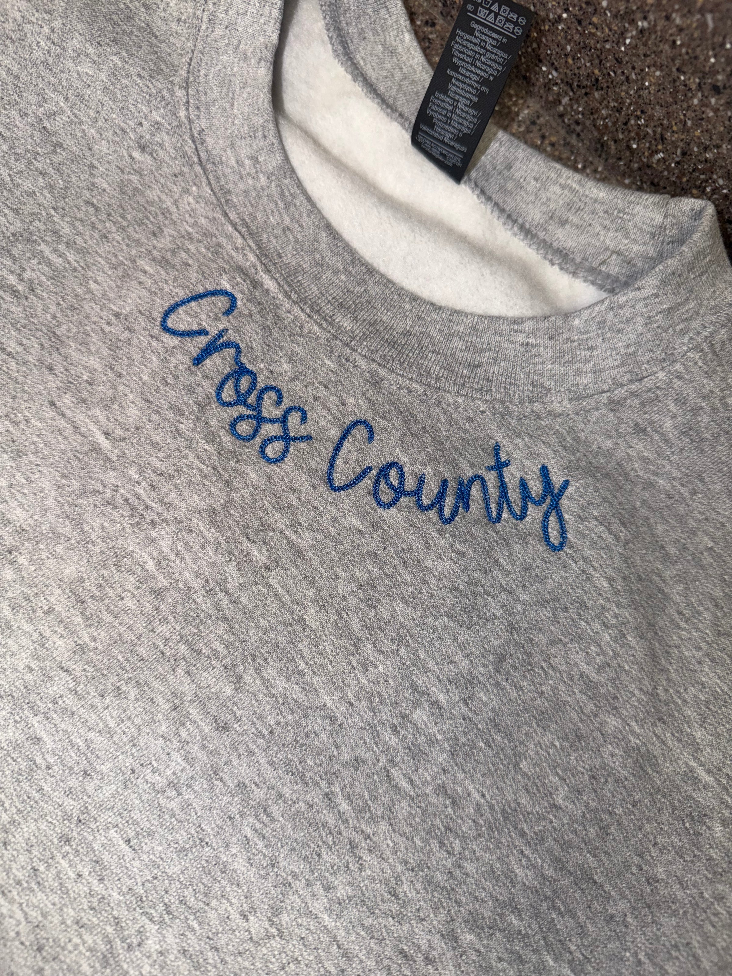 Cross County Sweatshirt with Mascot