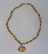 The Mixed Metal Signature Duck Necklace