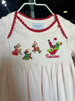 Reindeer Sleigh Pink Gown