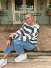 Slate Stripe Hoodie