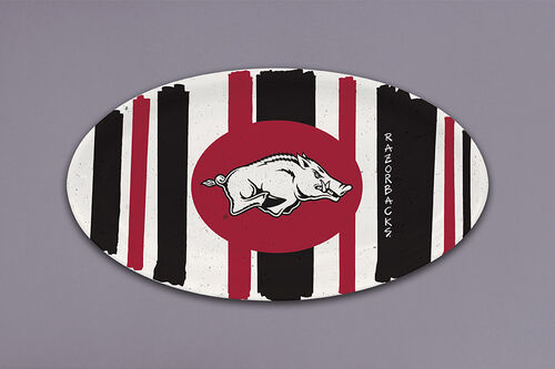 Arkansas Oval Striped Platter