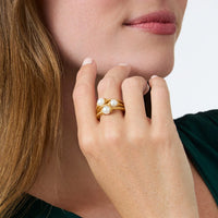 Calypso Trio Ring Pearl