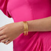 Crescent Gold Bangle