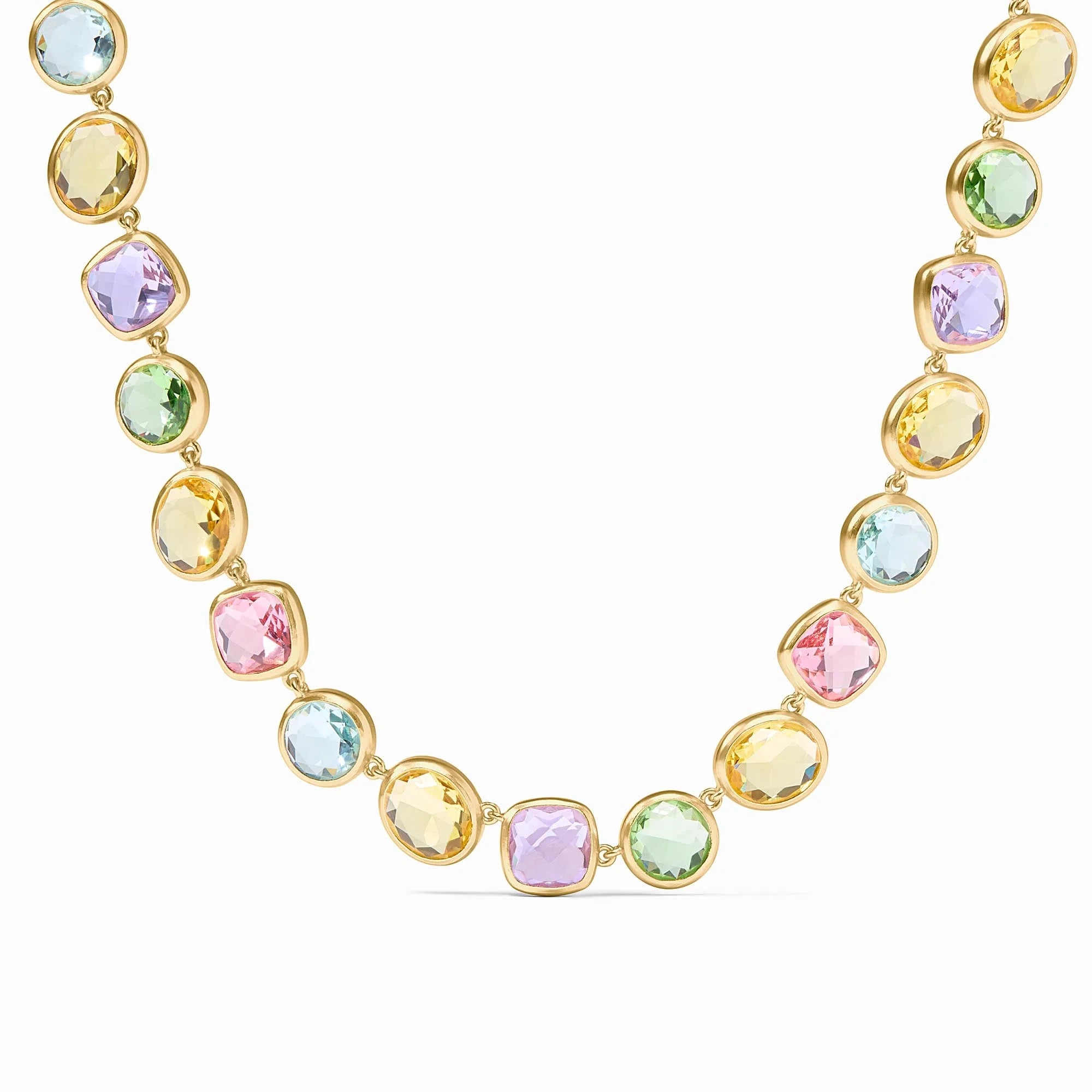 Kaleidoscope Tennis Necklace-Multi Stone