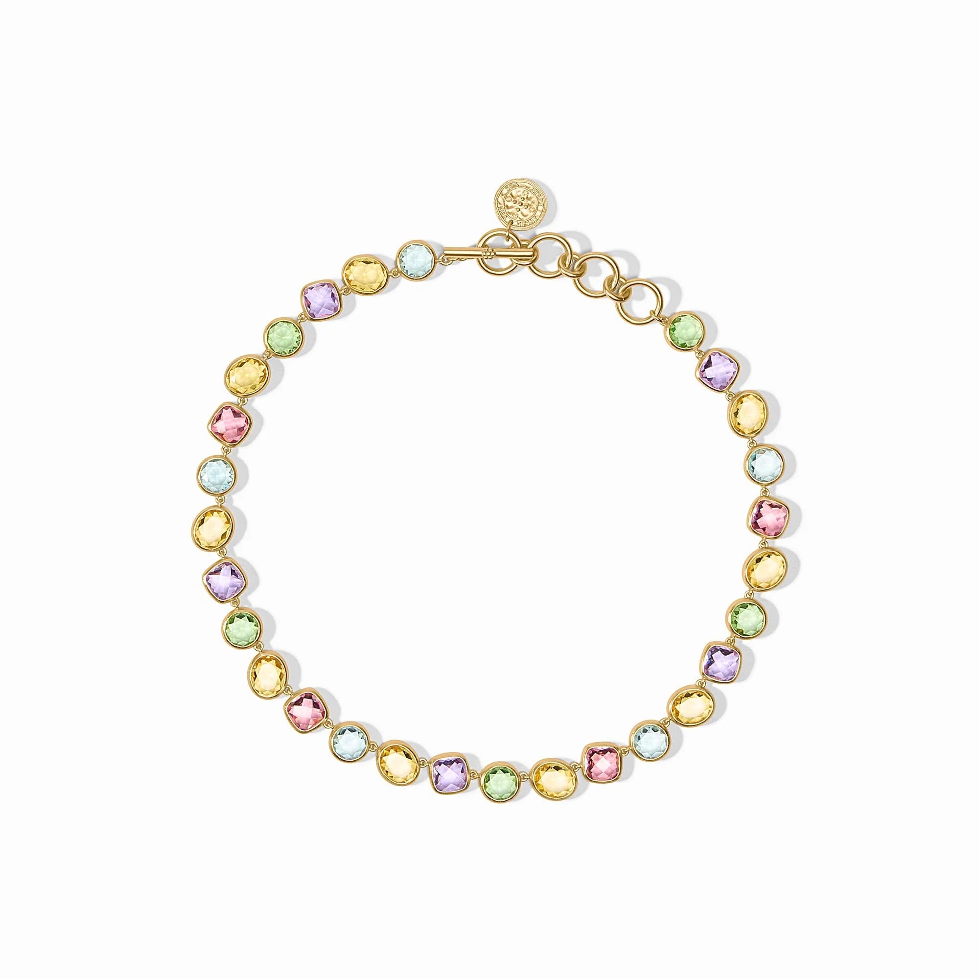 Kaleidoscope Tennis Necklace-Multi Stone
