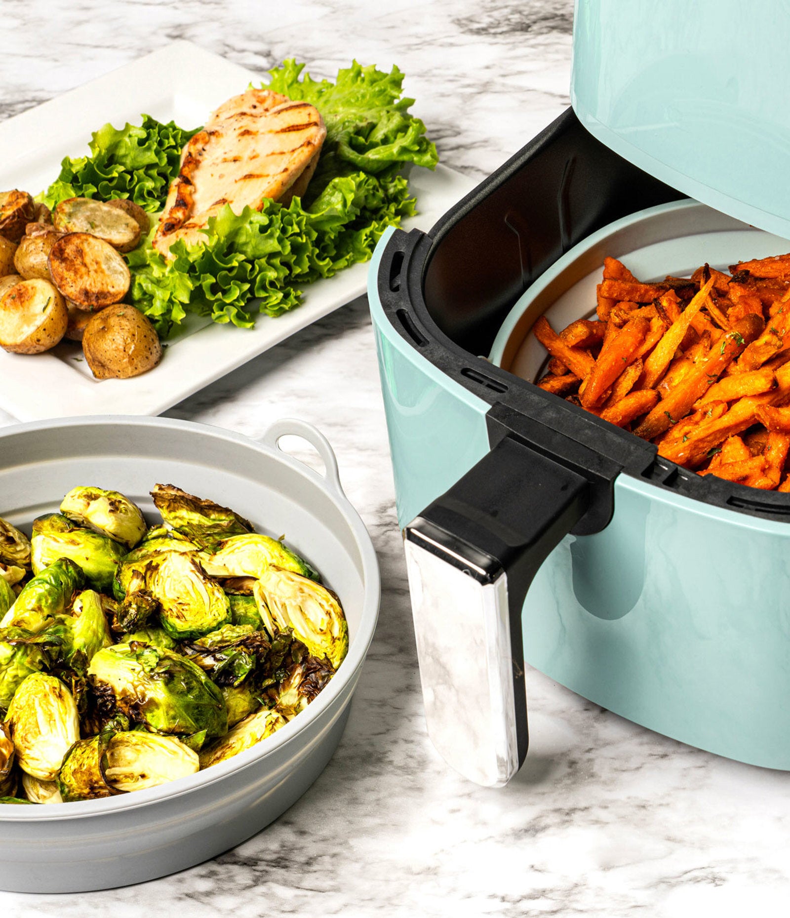 Collapsible Silicone Air Fryer Liner