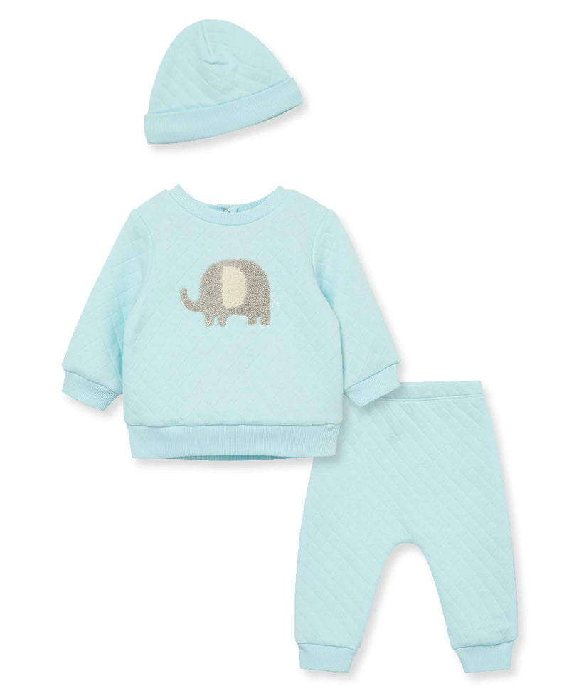 Elephant Quilted Set