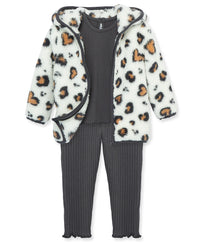 Leopard 3pc Sherpa Set- Toddler