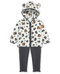 Leopard 3pc Sherpa Set- Toddler