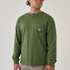 Ducks Flying In-Long Sleeve - Heather Olive