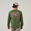 Ducks Flying In-Long Sleeve - Heather Olive