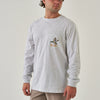 Longsleeve Pintail Triangle Duck - Ash Grey