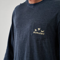 Longsleeve Burlebo Shotgun Tee - Navy