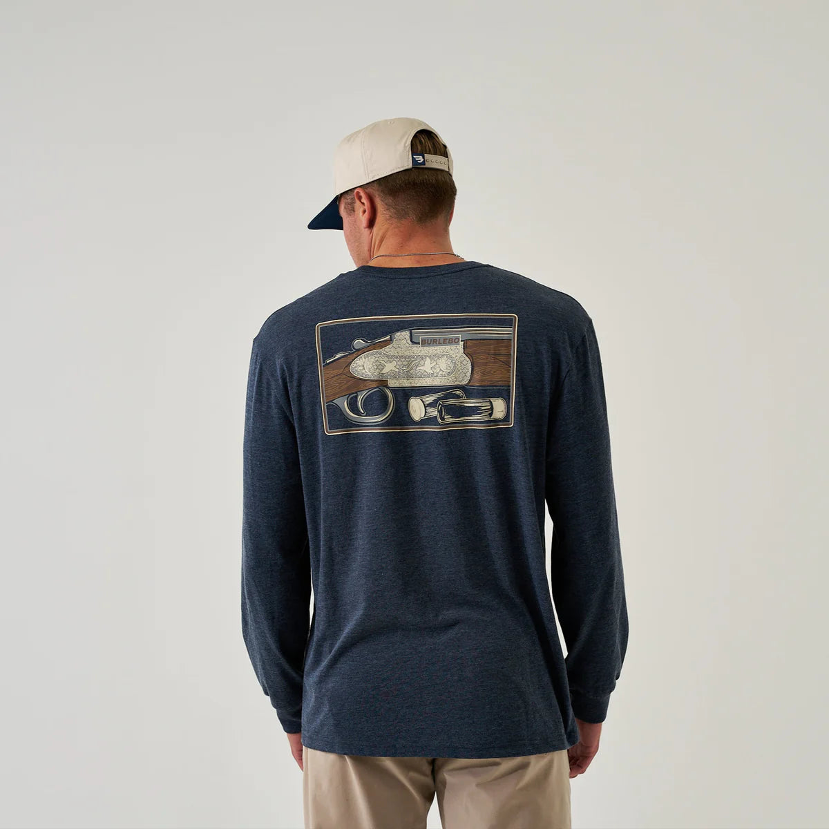 Longsleeve Burlebo Shotgun Tee - Navy