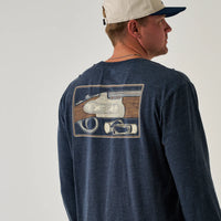 Longsleeve Burlebo Shotgun Tee - Navy