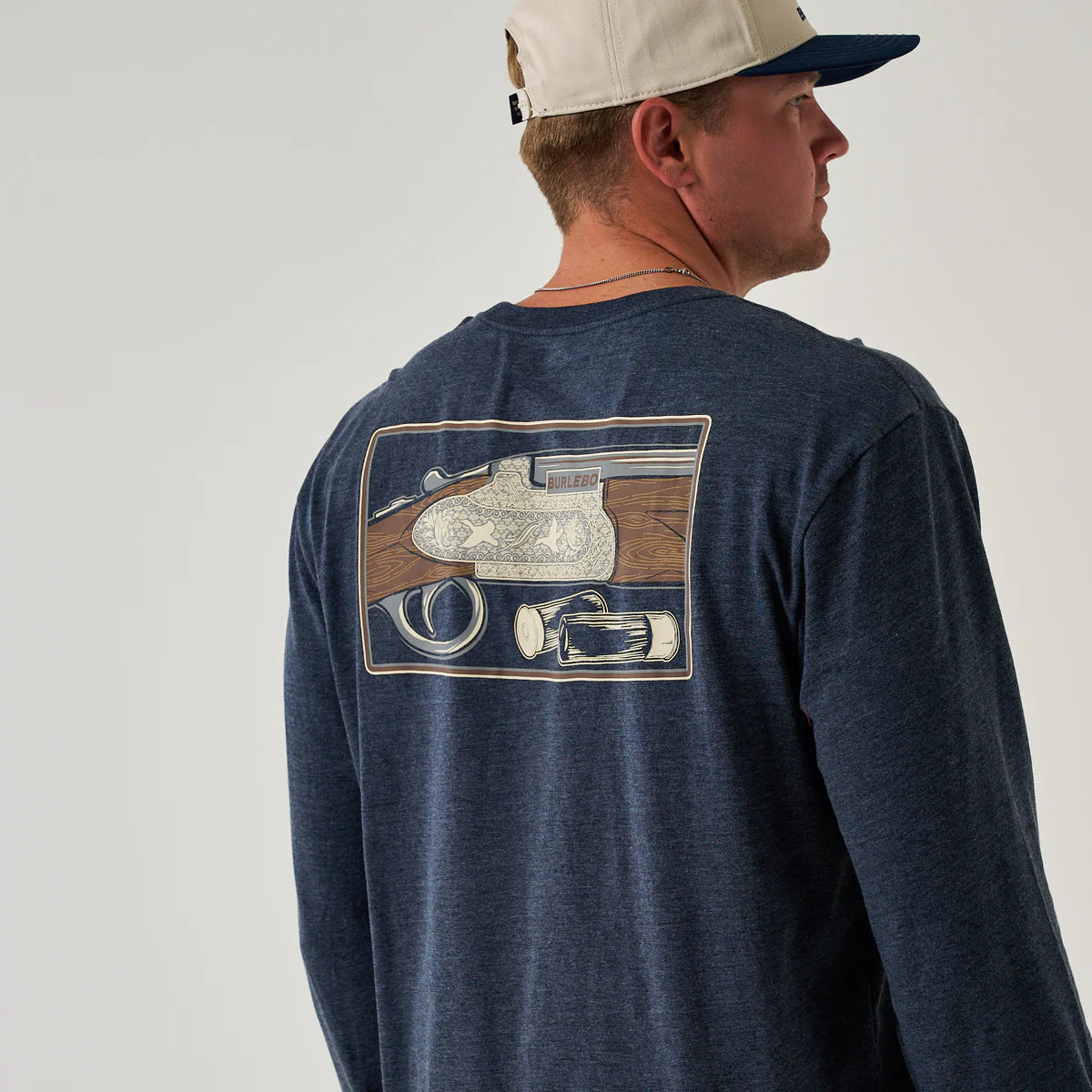 Longsleeve Burlebo Shotgun Tee - Navy