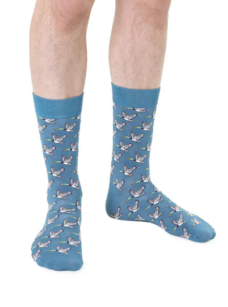 Duck Mens Bamboo Crew Socks