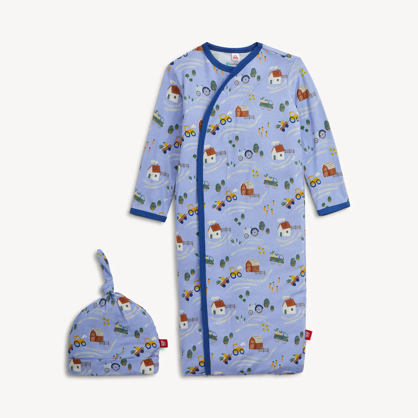 Farm to Cradle Gown + Hat Set- Magnetic Me