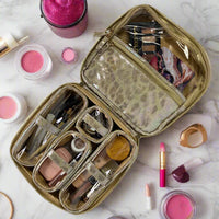 Mini Diva Makeup Case - Glimmer Leopard