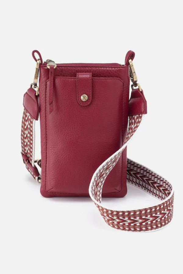 Cass Phone Crossbody in Wine